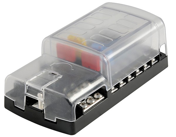 Polycarbonate fuse holder box