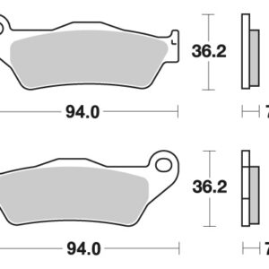 Sbs Brakepads Ceramic