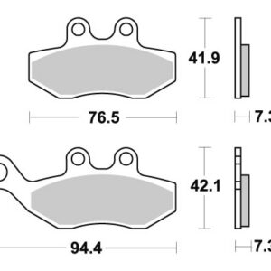 Sbs Brakepads Carbon Tech