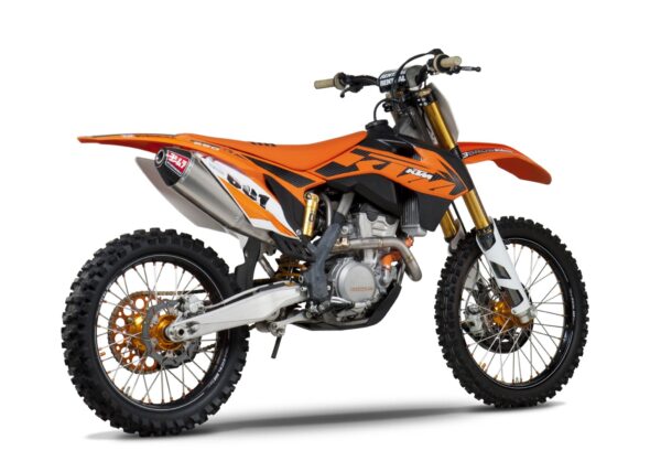 Yoshimura Full System Ktm 250 Sx-F 2013-15 Signature Rs-4 Fs Ti-Ti-Cf