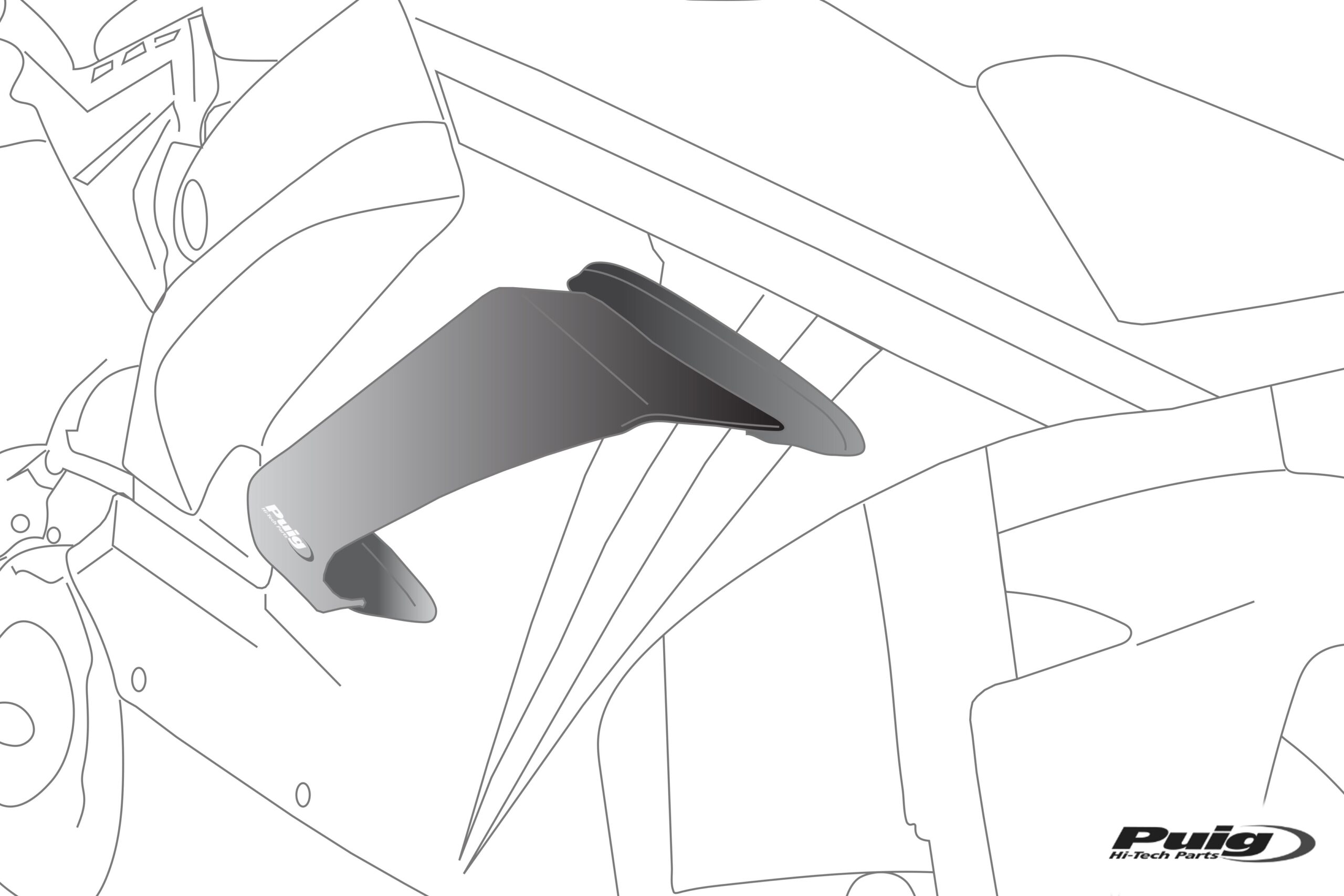 Puig Lever Protection Adapter Yamaha T-Max Model