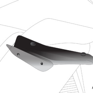 Puig Kit Of Wings For Kawasaki Ninja 650 20' C/Black