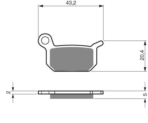 GOLDFREN Brake Pads 190 Ceramic Carbon K1