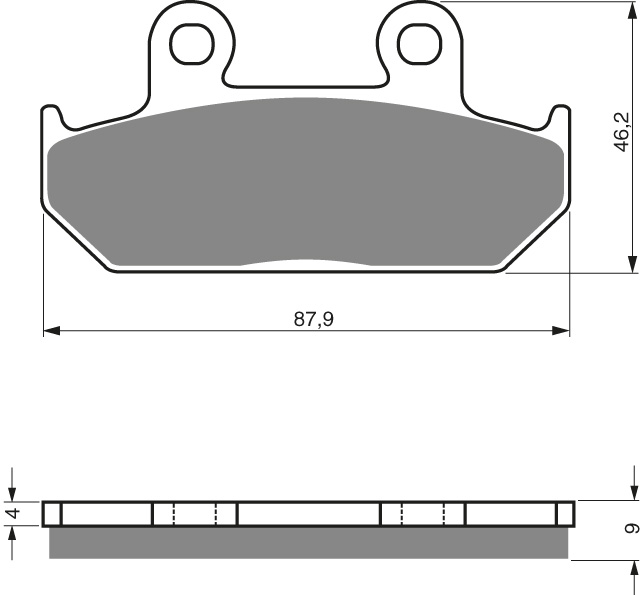 GOLDFREN Brake Pads 024 Ceramic Carbon S3