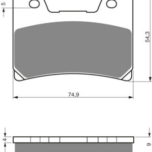 GOLDFREN Brake Pads 028 Ceramic carbon AD