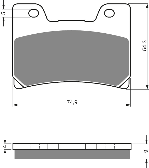 GOLDFREN Brake Pads 028 Ceramic carbon AD