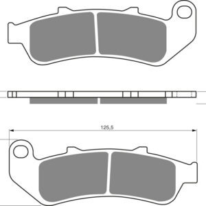 GOLDFREN Brake Pads 055 Ceramic carbon AD