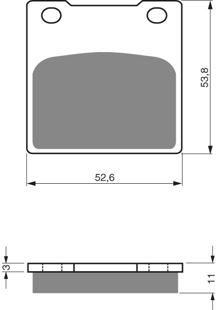 GOLDFREN Brake Pads 068 Ceramic carbon AD