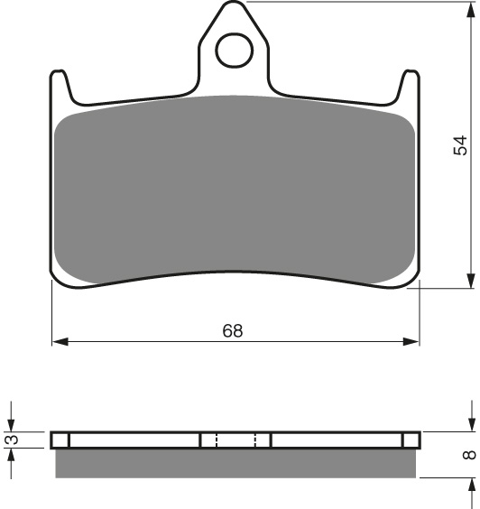 GOLDFREN Brake Pads 069 Ceramic carbon AD