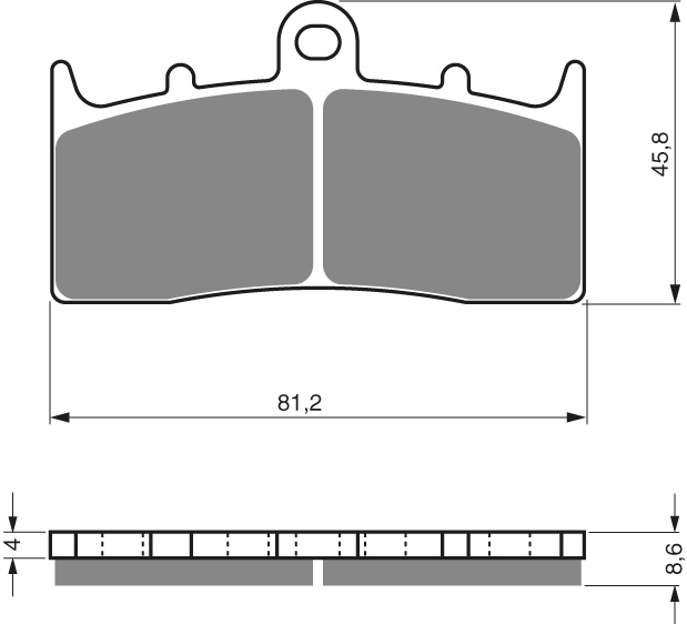 GOLDFREN Brake Pads 194 Ceramic Carbon S3