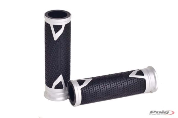 Puig Grips By Pair Puig Hi-Tech Radical Alu C/Silver