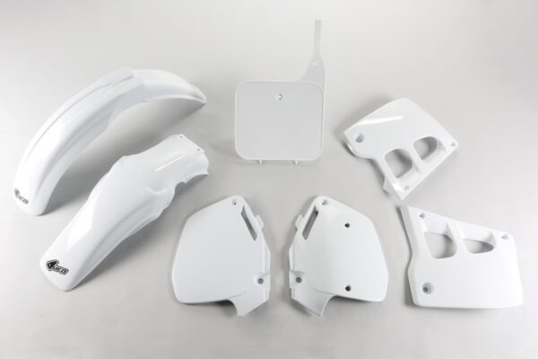 UFO Plastic kit 5-parts White 041 CR125 91-92 CR250 90-91