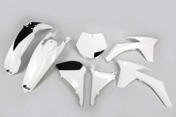 UFO Plastic kit 5-parts White KTM SX125-525 2011