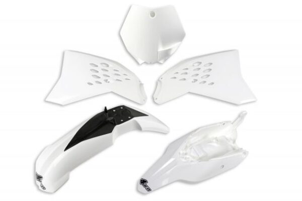 UFO Plastic kit 5-parts KTM SX65 12-15 White 047