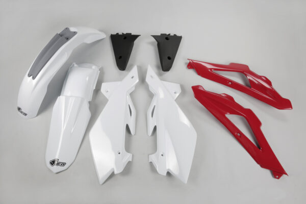 UFO Plastic kit 5-parts Red/white HVA TC125/250 05-07