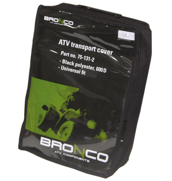 Bronco Cover trailerable for ATV black 600D