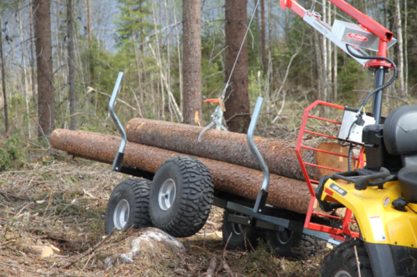 Ultratec Complete Timber trailer package (Timbertrailer+Winch+Crane+Logscissors) - Image 2