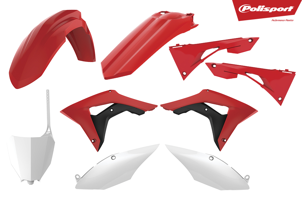 Polisport plastic kit CRF450 17-20 CRF250R 18-21 OEM (1)