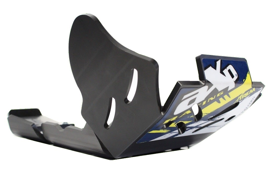 AXP Xtrem HDPE Skid Plate Black Husqvarna FE250/FE350 17-23