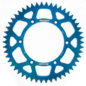 Supersprox Alu Rear sprocketYA YZ/YZ F 99- Blue 48