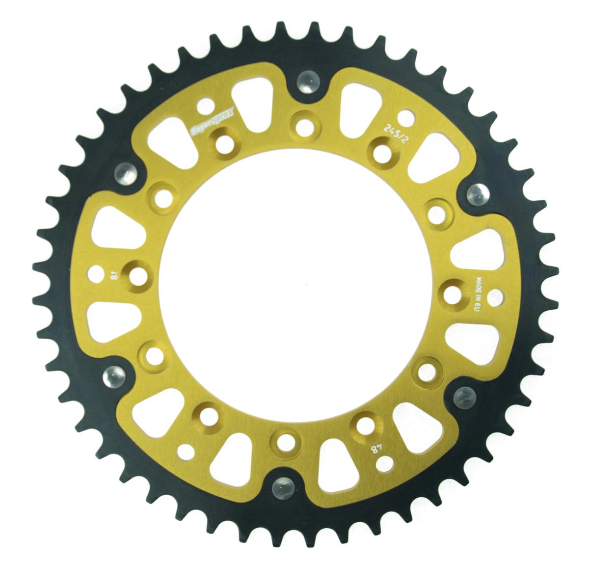 Supersprox Stealth Rear sprocketYA YZ/WRF/YZF 99- Gold 48