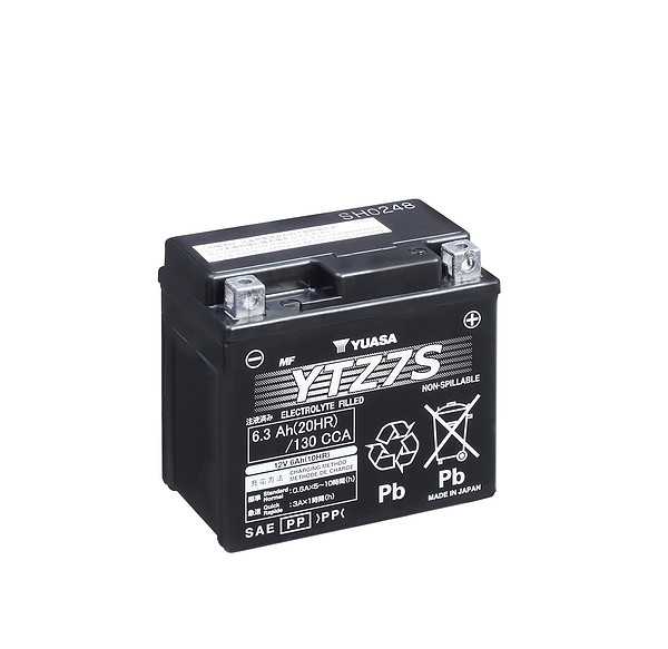 Yuasa Battery,YTZ7S (wc) factory activated (10)