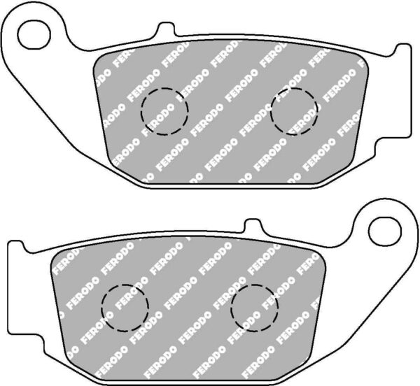 Ferodo brakepads Platinum taakse: Honda CBR 125R, CRF 250 M, Suzuki GSX-R 125