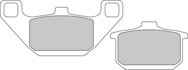 Ferodo brakepads Platinum eteen/taakse: Hyosung, (1998->) Kawasaki (1983-2003)