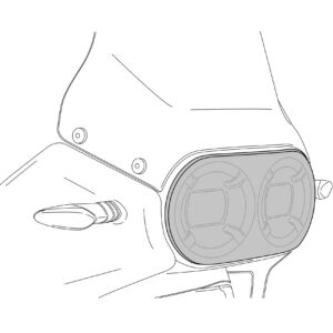 Puig Headlight Protector Adhere Honda XL 750 Transalp 2