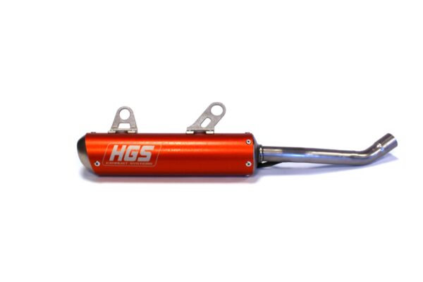 HGS Silencer 2T Racing GasGas MC85 21-24  Red Steel