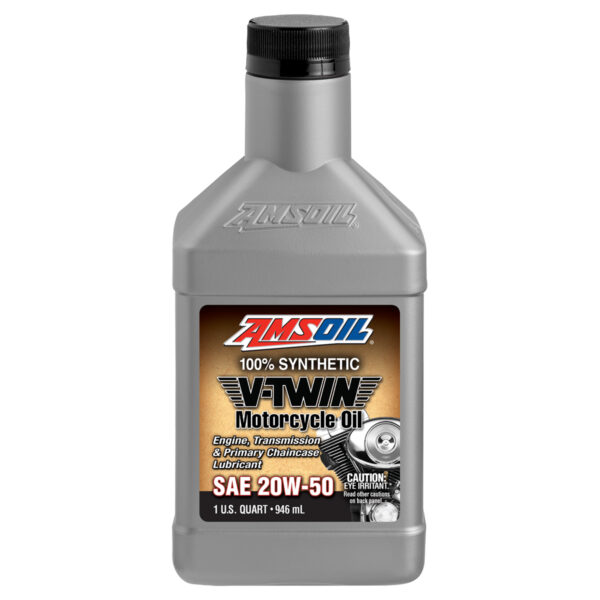 Amsoil 20W-50 Synthetic V-Twin Motorcycle Oil 946ml