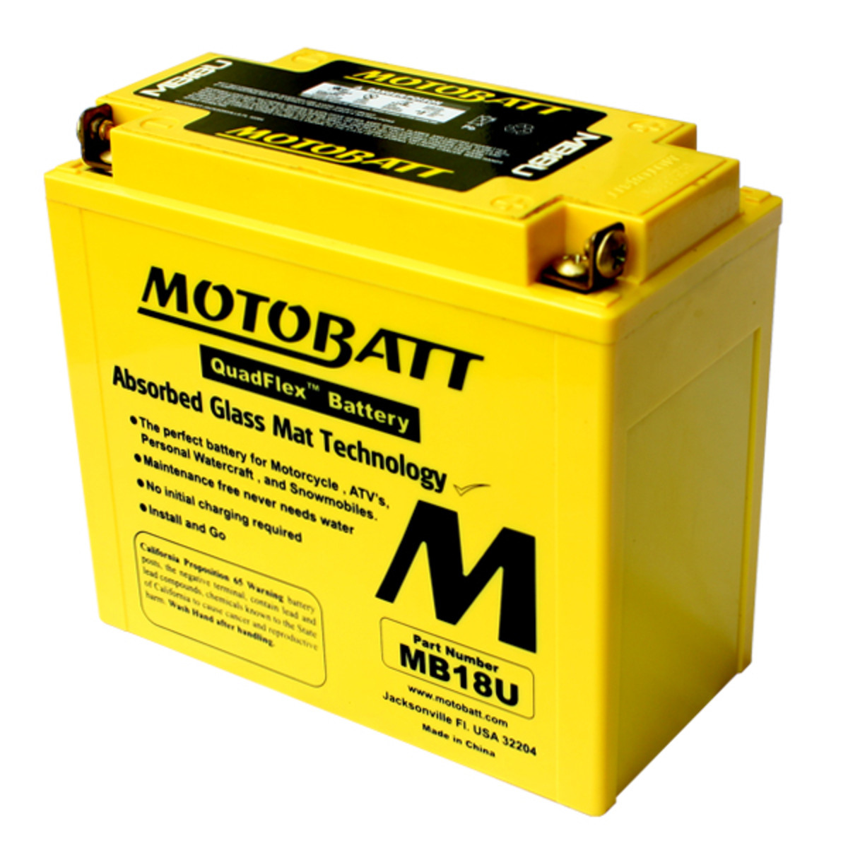 Motobatt battery, MB18U
