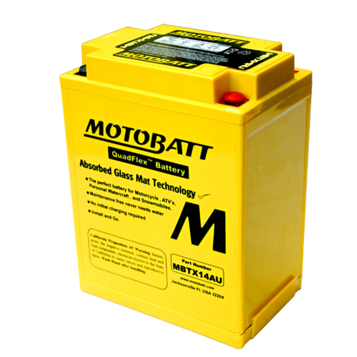 Motobatt battery, MBTX14AU