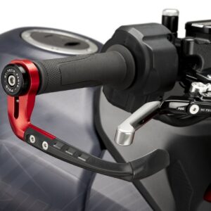 Puig Protector Brake Lever Raw C/Red