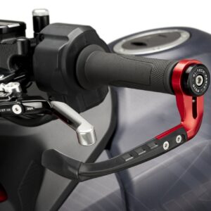 Puig Protector Clutch Lever Raw C/Red