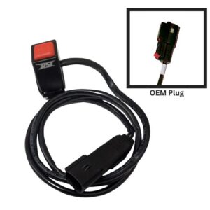 RSI Kill switch (OEM connector) Black anodized, Arctic Cat Catalyst