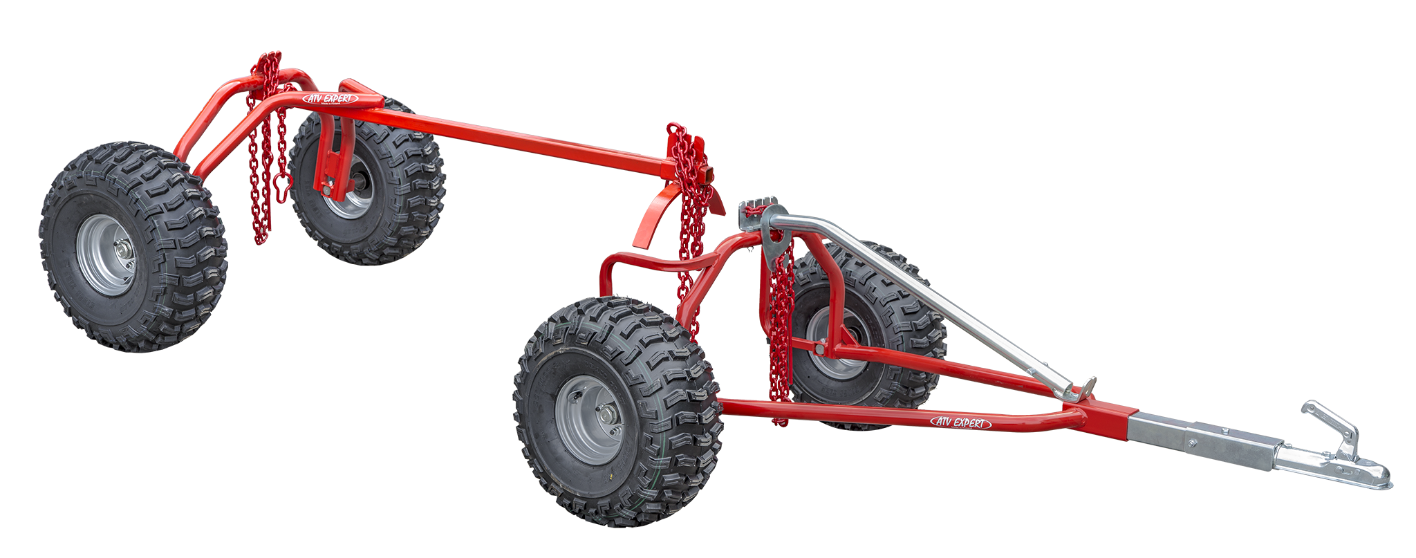 Ultratec Logging trailer + rear trailer (incl. 3 pcs choker chains)