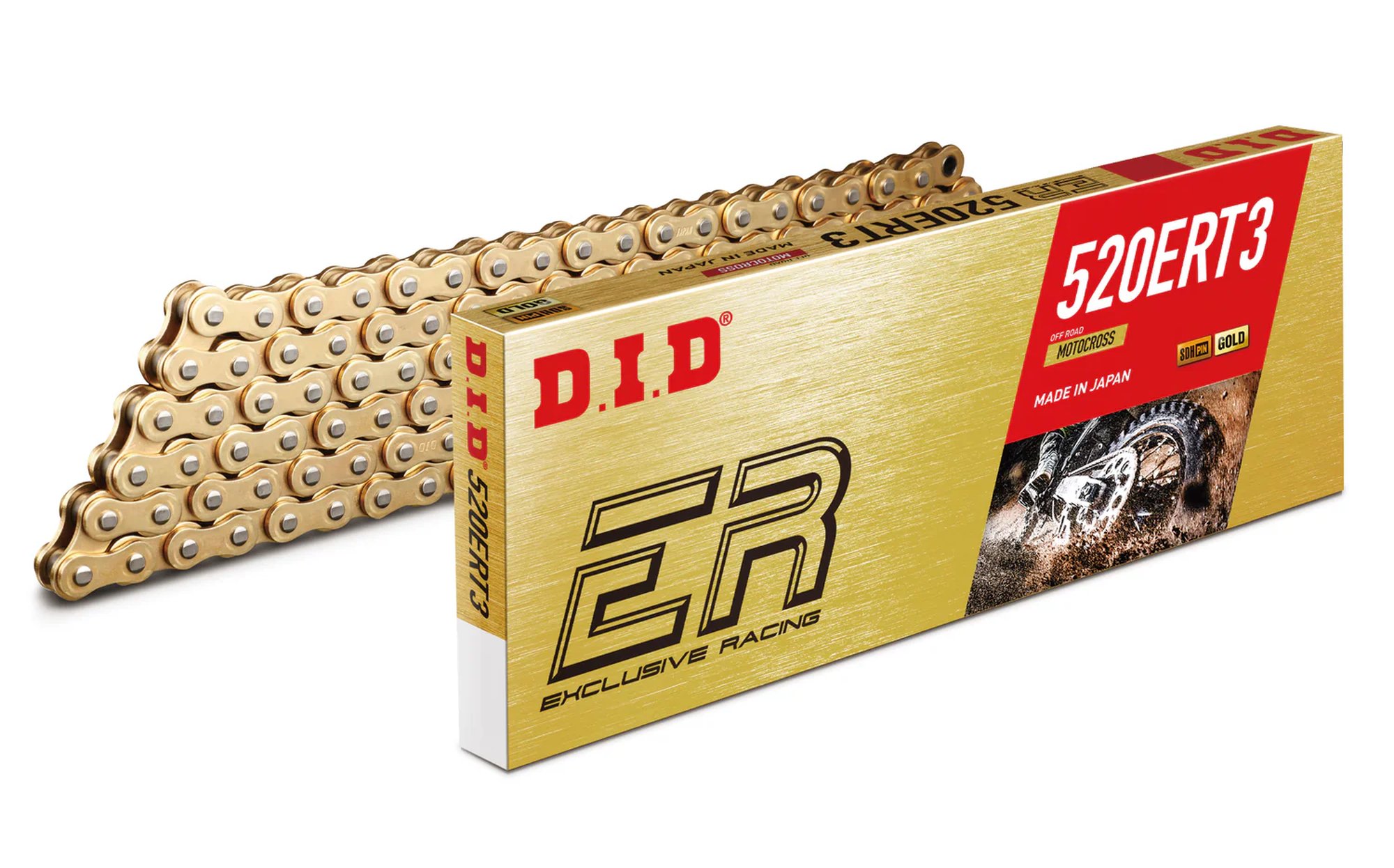 D.I.D 520ERT3 G&G Chain+Connecting link (RJ)