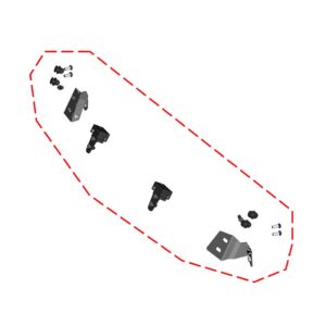 DFK Bottom ledge holder kit Polaris Ranger 570 Midsize 2022->