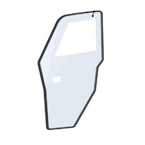 DFK Left Door glass incl. seal Polaris Ranger XP 1000 + Diesel 2020->