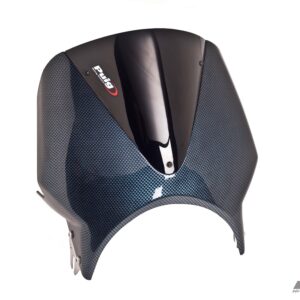 Puig Windscreen Vision Semif. C/Carbon Screen C/Black