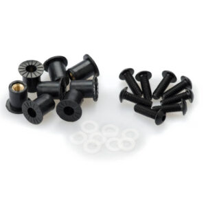 Puig Screw Kit whit silentblocks C/Black
