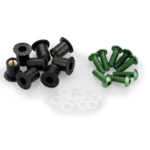 Puig Screw Kit whit silentblocks C/Green