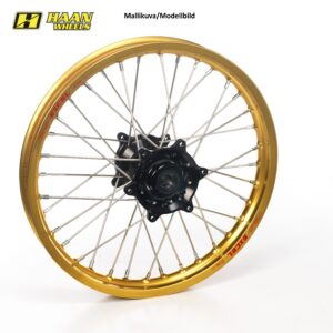 Haan wheel CRF450 13- 17-5,00 GOLD RIM/BLACK HUB