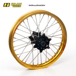 Haan wheel CRF450 02- 17-3,50 GOLD RIM/BLACK HUB