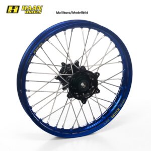 Haan wheel Tenere 700 18-4,25 BLACK HUB/BLUE RIM