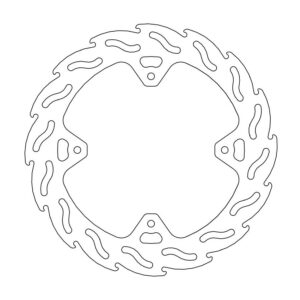 Moto-Master Flame Brakedisc rear Honda: CR 125-250, CRF 250-450