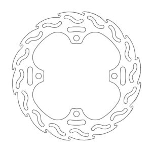 Moto-Master Flame Brakedisc rear Honda CR 125/250