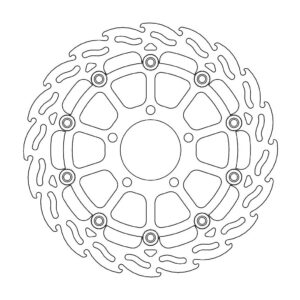 Moto-Master Flame Brakedisc front right Suzuki: GSX 600-750, SV 650