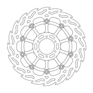 Moto-Master Flame Brakedisc front left Honda: CBR 1100 XX, X Eleven 1100